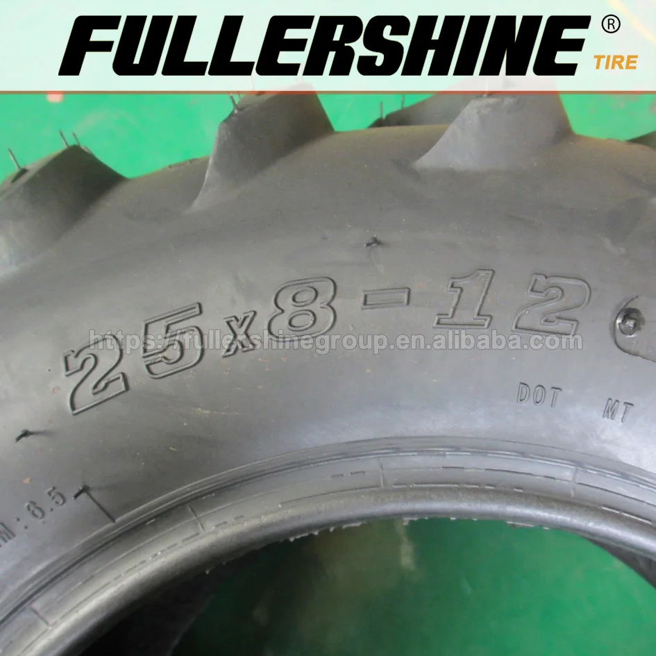 China reliable manufacturer  mud ATV/UTV tire 25x8-12 for LADNFIGHTER/FULLERSHINE BRAND