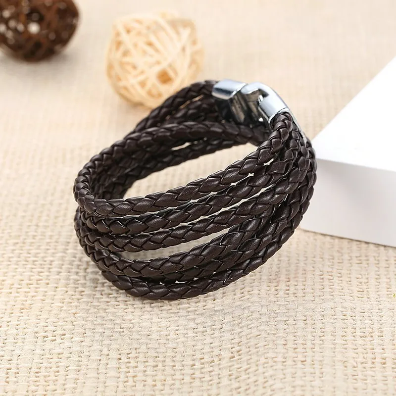 bulk handmade leather cord bracelet