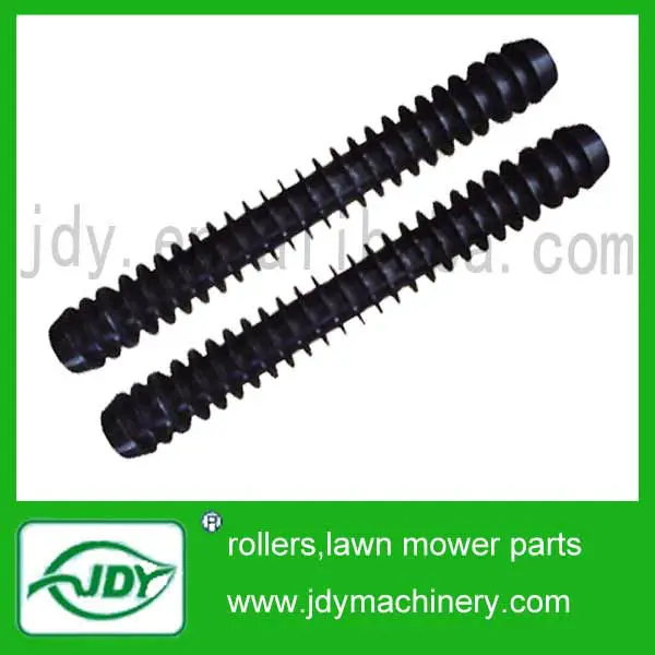 Газон аэратор фарватера зеленый рифленой передней ролики