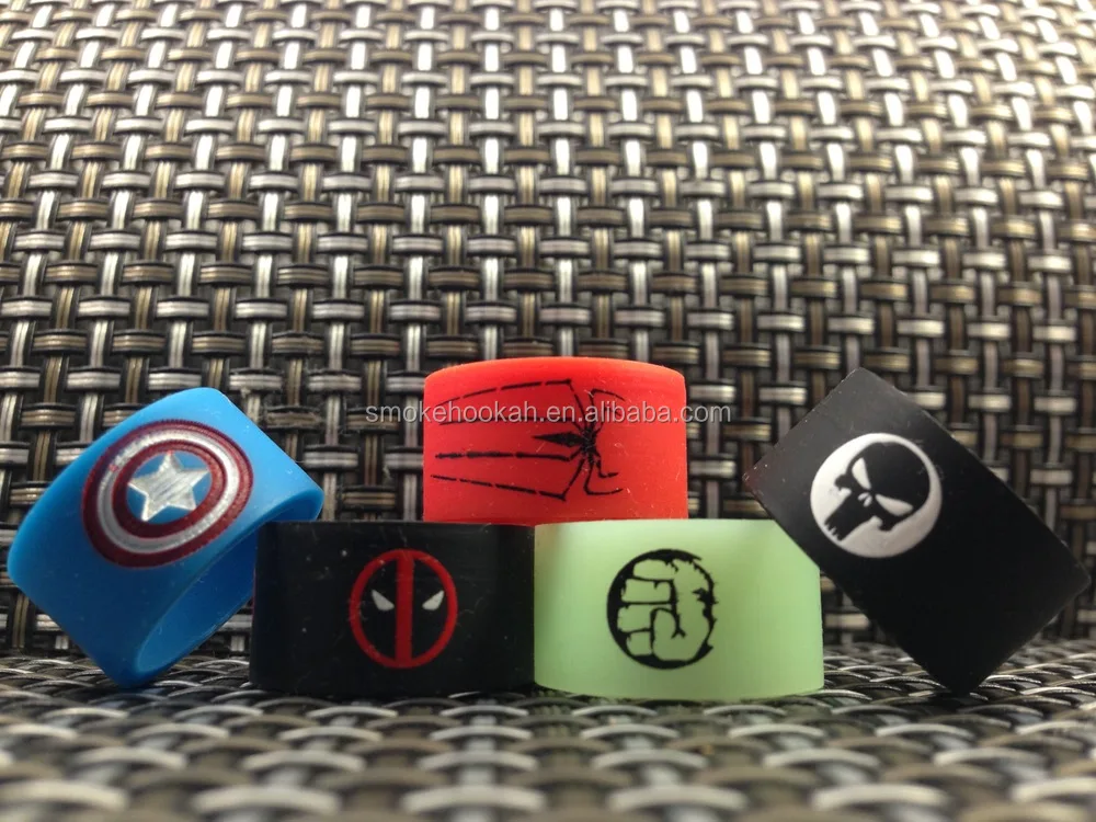 ecig silicone bands 13mm vape ring for ego series batteries decorative and protection resistance vape bands for ego vision