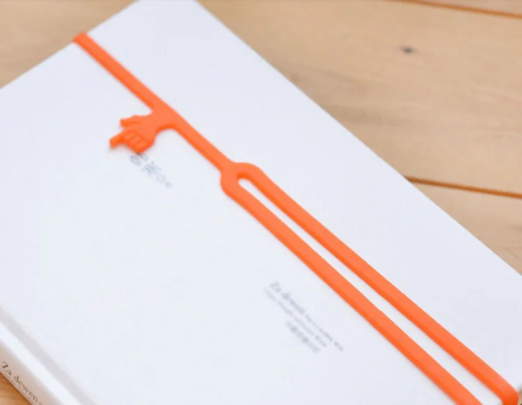 
3D Customized Shape Silicone Bookmark 