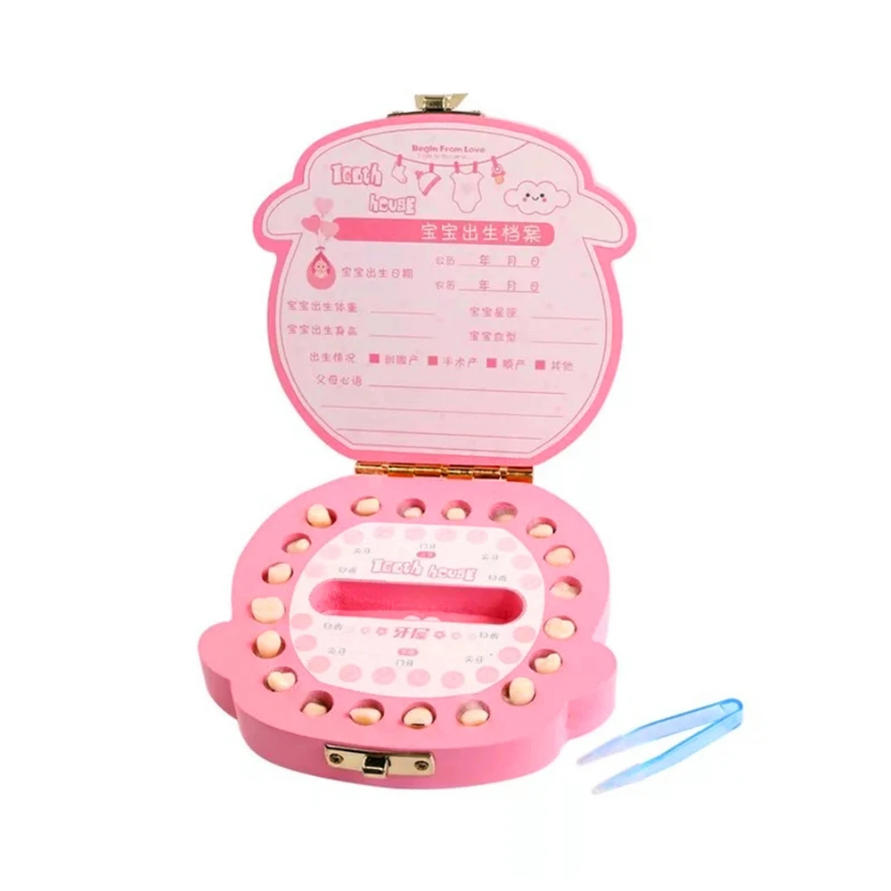 Wholesale Baby Fairy First Tooth Box Wooden