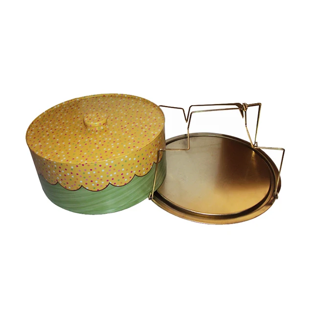 Cake tin can food grade cake tin tin can for cake