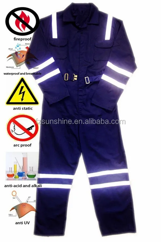 European Factory Fireproof One Piece European Work Clothes