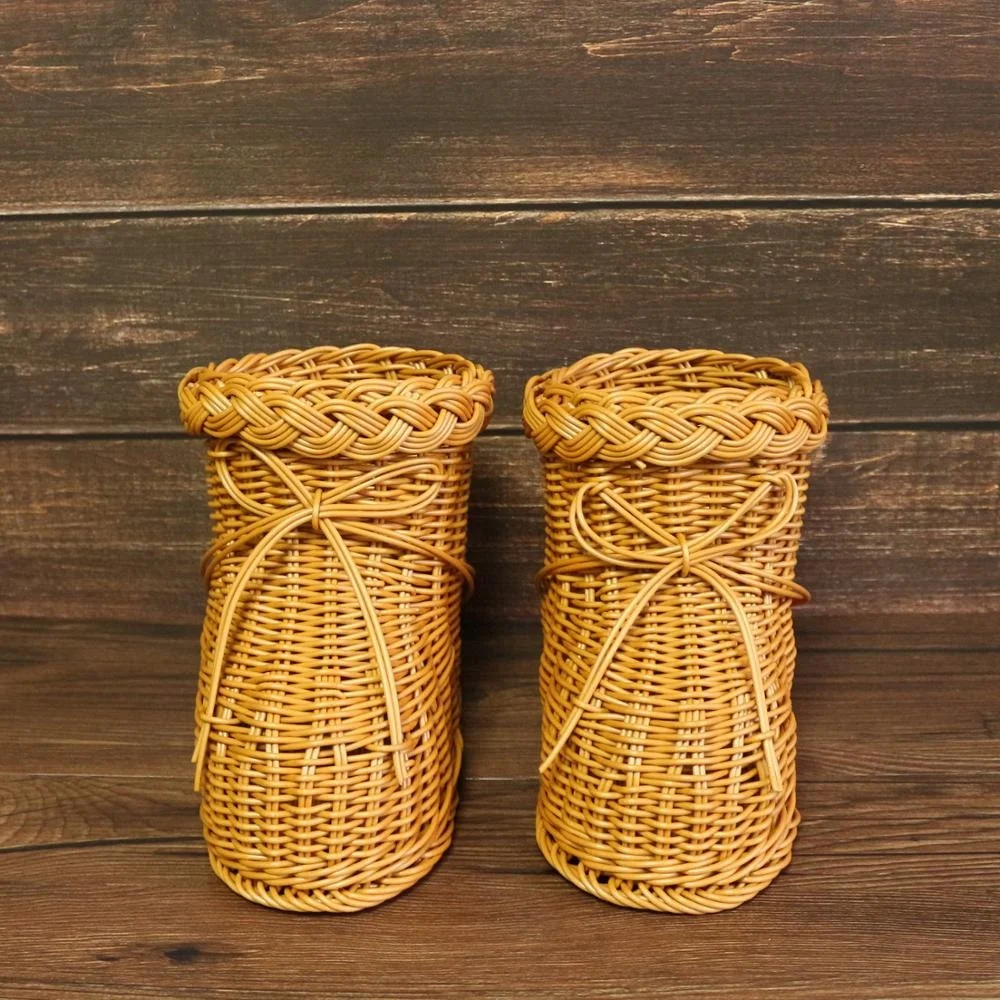 
Boot Shape Rattan Vase for Home, Office, Garden, Christmas, New Year, Festival, Party, Wedding Decor 