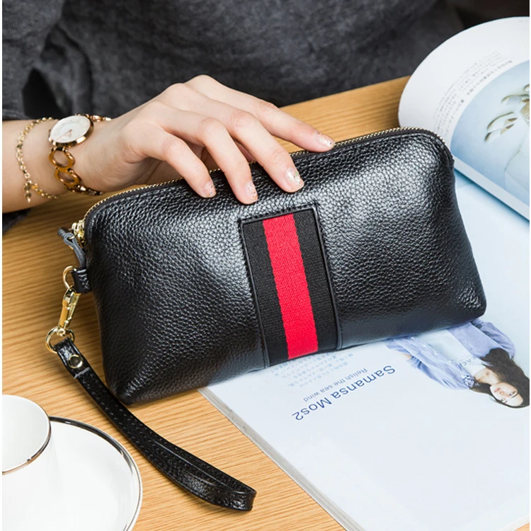 
Trendy Women Purses genuine leather ladies evening clutch bags 