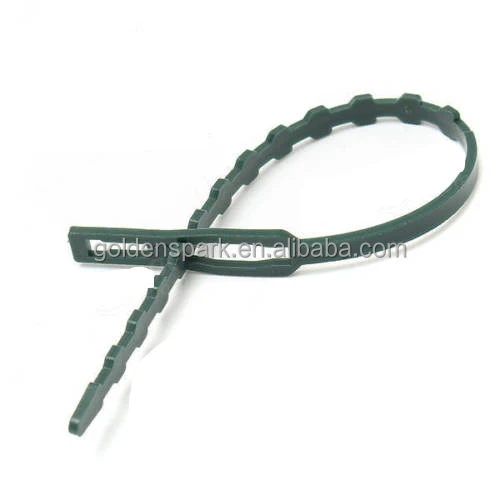 30 PCS Adjustable Reusable Plastic Garden Twist Tie