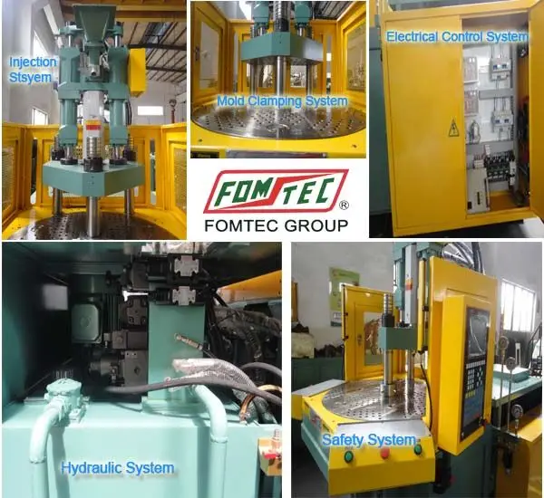 Good quality plastic injection molding machine with rotary table