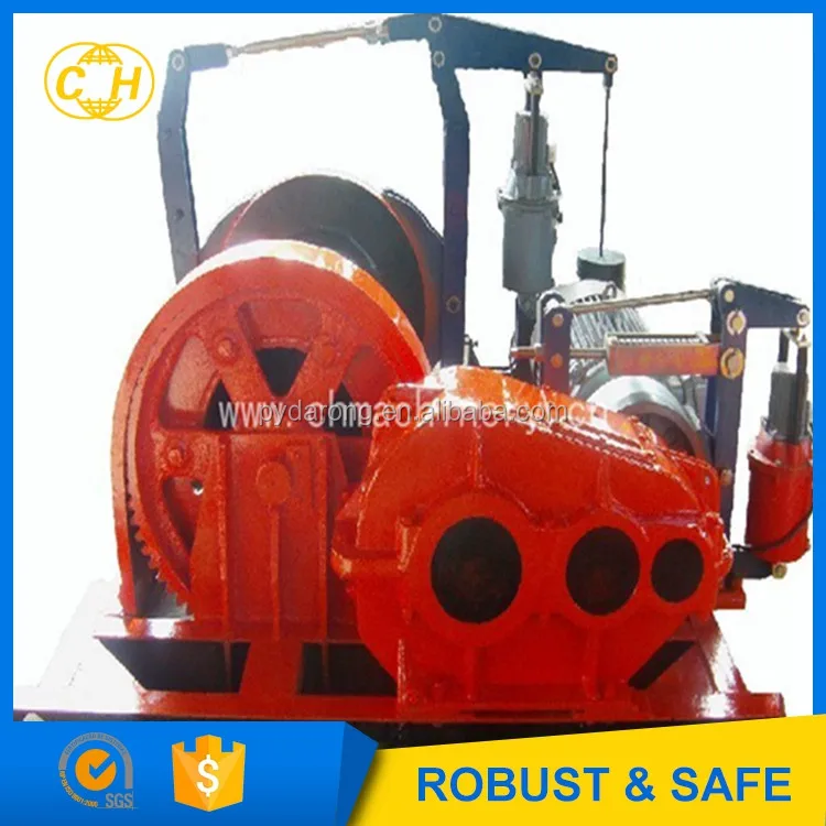 electric hoist winch for lifting and pulling in construction site