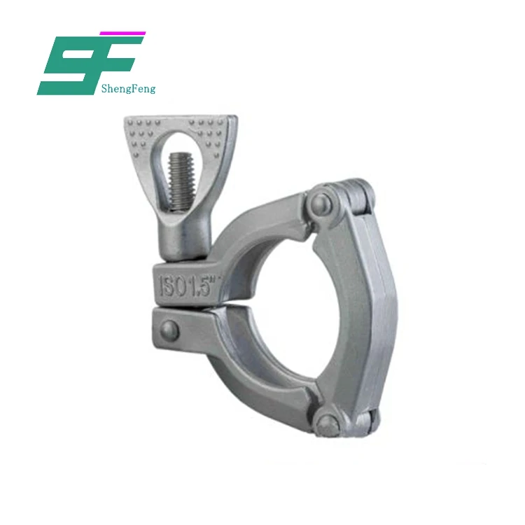 Sanitary SS201 SS304 Stainless Steel 13MHHM 3 Pcs Pipe Ferrule Clamp