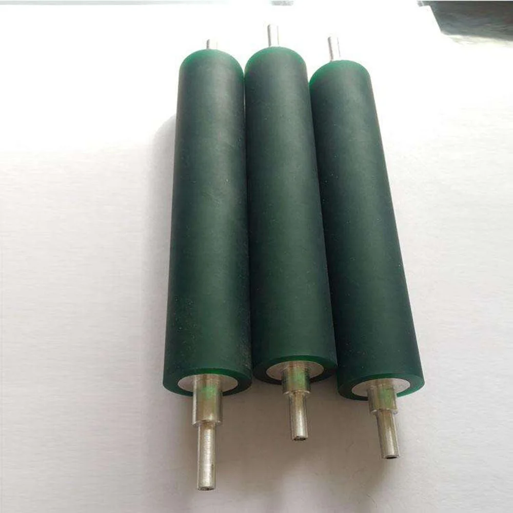 Customized OEM Printing Machine Black Silicone Rubber Pressure Platen Roller