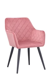 Modern design Velvet Fabric Powder Coated Legs Comfortable nordic dining chair for Dining Room