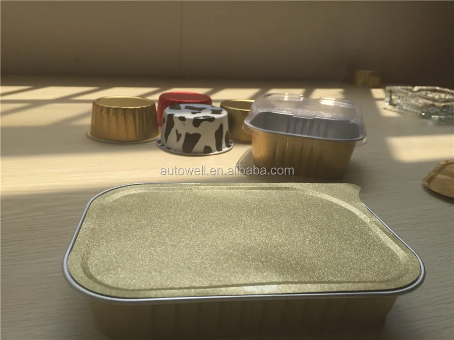 Safe healthy Insulated soup aluminum foil trays with sealing Cover