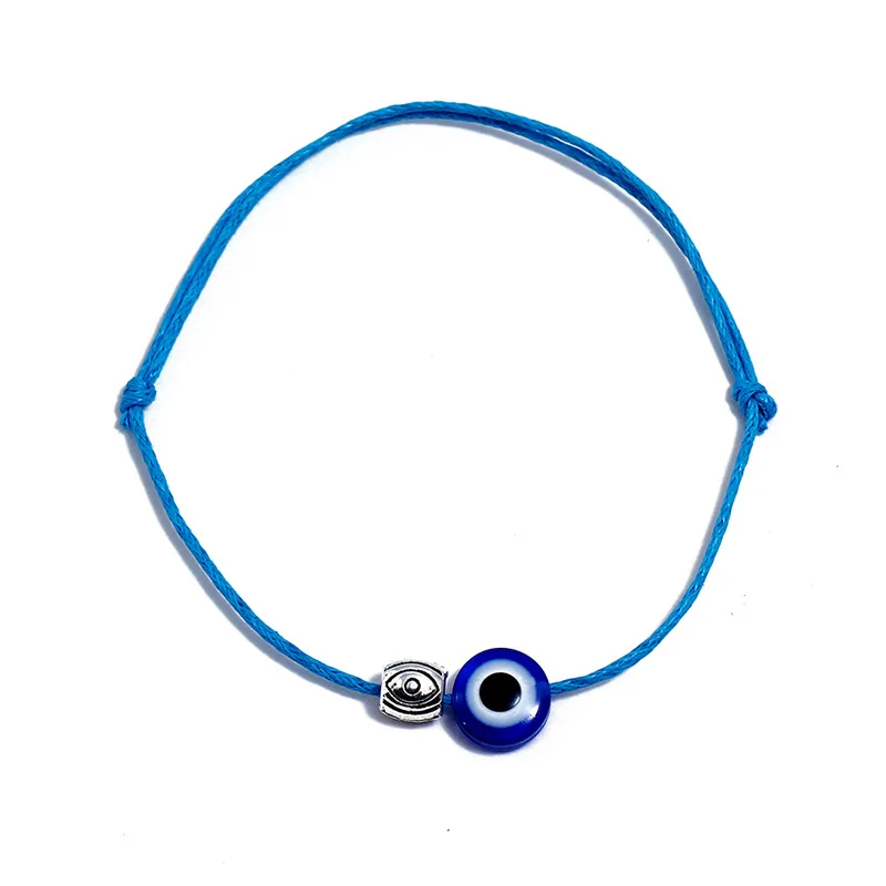 Turkish Religious Blue Evil Eyes Crystal Adjustable Bracelet