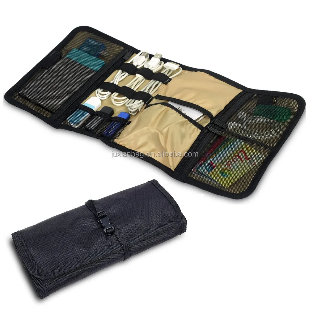 
Portable Universal Wrap Electronics Accessories Travel Organizer Hard Drive Bag Cable Stable Baby Healthcare Kit 