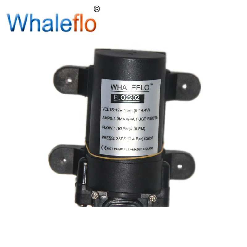 Whaleflo upgrade  FLO-2202 4.3LPM 35psi RV self priming marine car washer electric diaphragm pumps mini 12v dc water pump