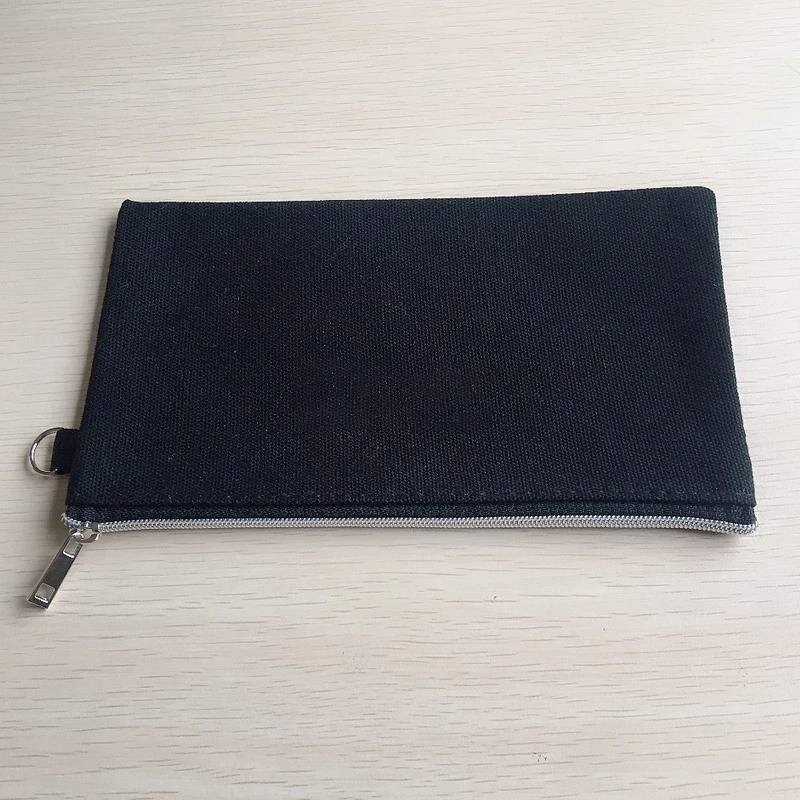 custom printed cotton canvas Cosmetic Toiletry Bag