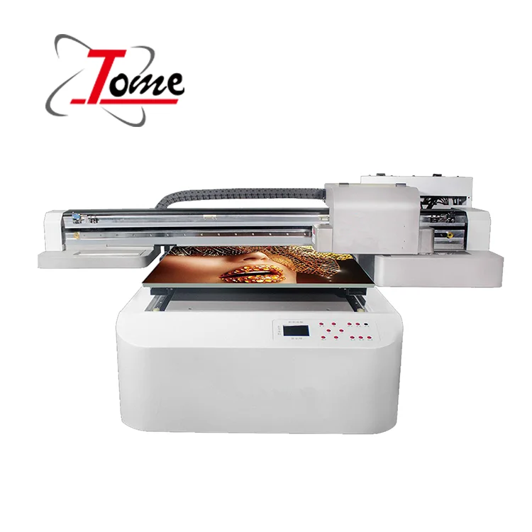 6090S УФ принтер планшетный 8 цветов бутылка/кружка/футболка/ручка УФ принтер лак