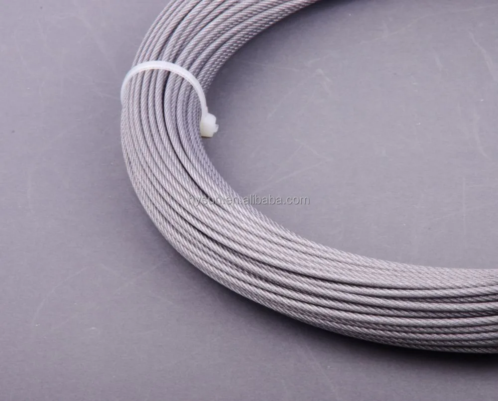 Fishing Rope / Extra-fine wire / 304 Stainless Steel Wire Rope for saltwater fishing