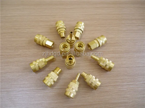 Brass German Type Hose Connector Air Compressor Accessories Pipe Fittings