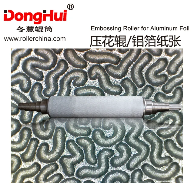 
E180929-14 Laser Engraved Embossing Roller Gravure Cylinder for Aluminum Foil Metallized Paper 