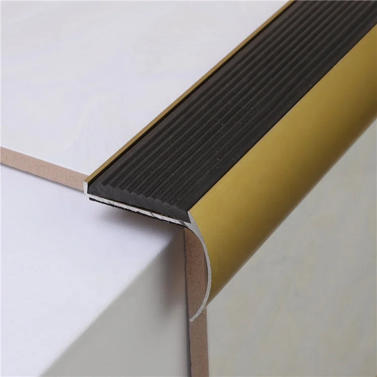 Wholesale Free Sample Customized Aluminium Non Slip Stair Nosing