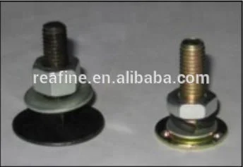 Bucket elevator bolt fang bolt euro bolt material carbon steel zinc plated and stainless steel