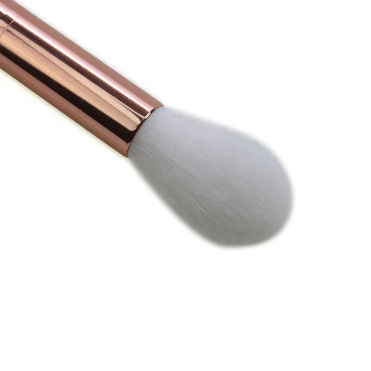 Top quality private label single eyeshadow foundation white hair makeup brush