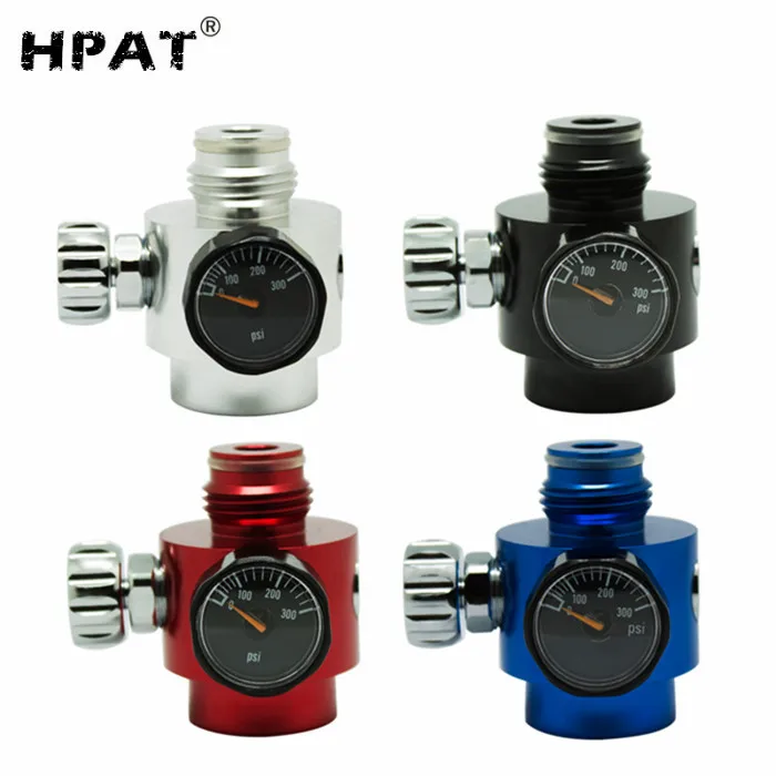 Цилиндр для пейнтбола 0-150psi, регулируемый регулятор давления воздуха, синий