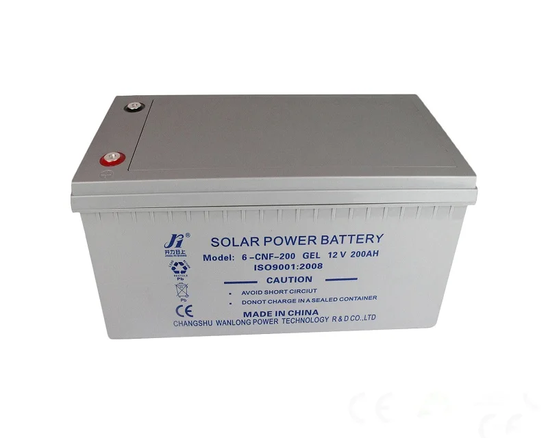 Wanlong Power gel battery 12V 200ah lead acid maintenance free deep cycle 12V 200amp battery