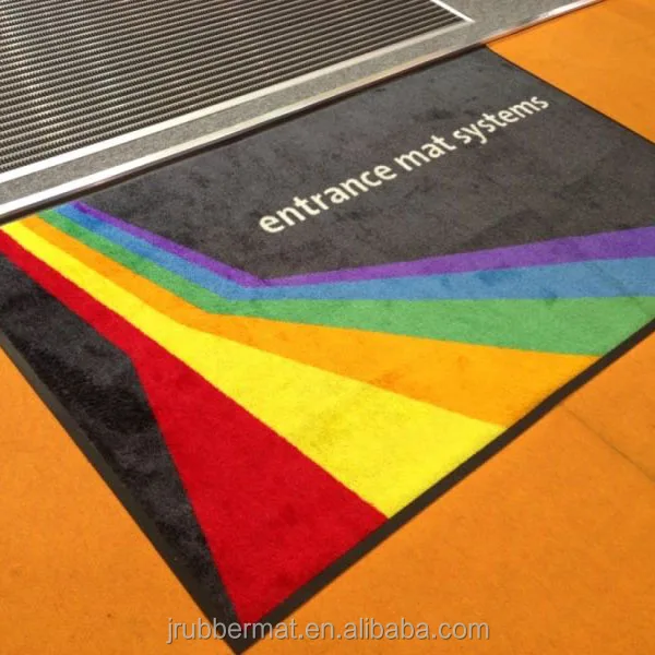 Custom Printed Welcome Carpet Logo Doormat Outdoor Floor Mat