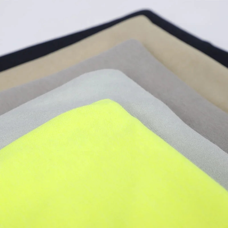 Inherently fr modacrylic knitted viscose fabric for safety outdoor workwear