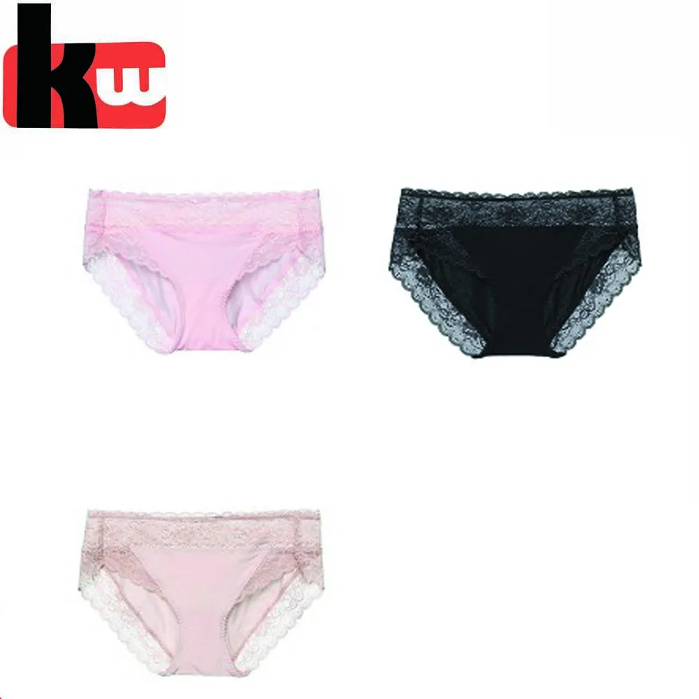 Lace Panties Women Underwear Sexy Panty High Quality Sexy Decorated with Lace Crochet 1pc/polybag 3000 Pcs Standard Knitted