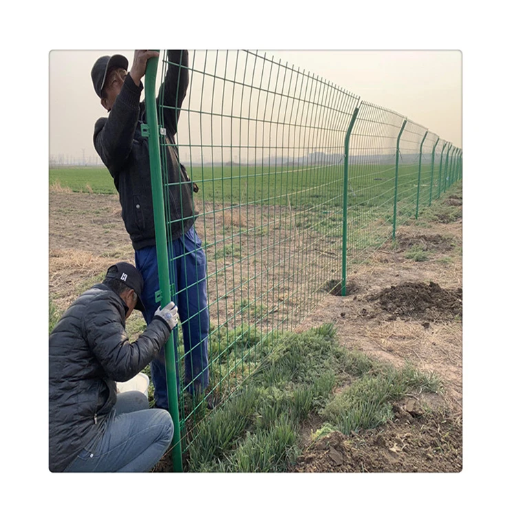 bilateral fence wire mesh galvanized chain link fence