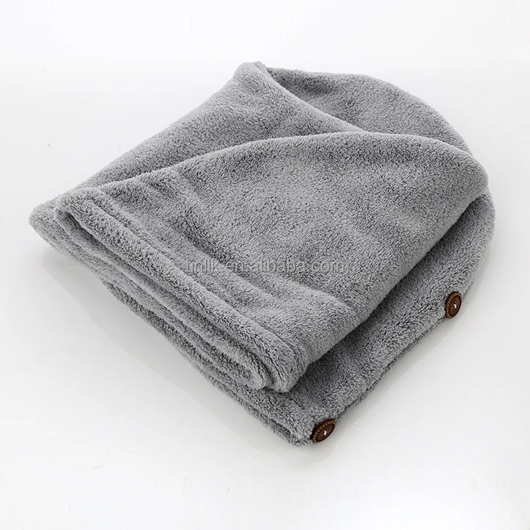 Микрофибра Горячая продажа волос сушки крышки, Красочные микрофибры волос сушки крышки для женщин