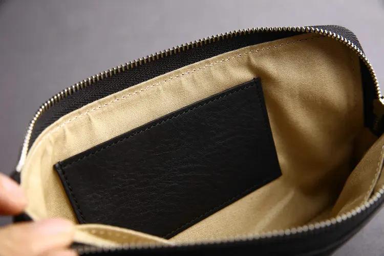 Personalized full grain genuine leather wallet goods from china