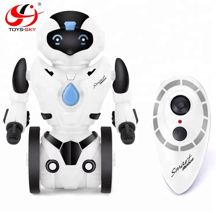 2016 new technology toy 1016A 2.4G 5 IN 1 single wheel Remote Control Self-Balanced Gesture-sensing Robot with Tray