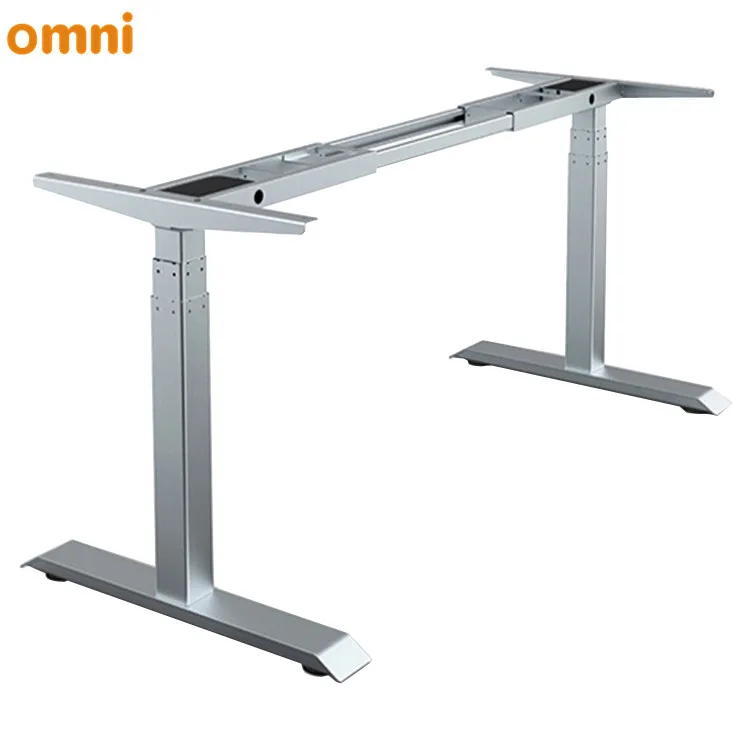 2 Motors 3 Stages Oval/round/rectangular Standing Lifting Desk Table Leg Adjustable Electric