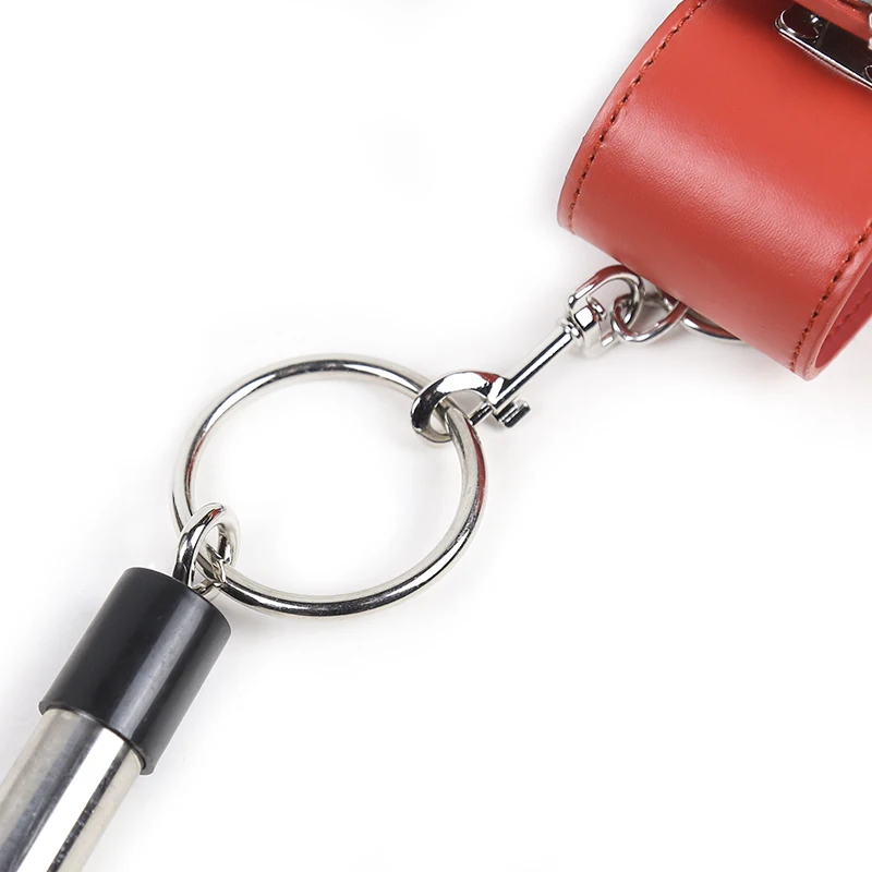 Steel pipe footcuffs Adult BDSM Toys Wholesale Restraint Slave Sex Toys Bondage Mouth Gag Nylon Male bdsm steel cuffs For legs