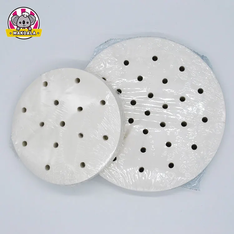 
Double side use quality non stick steam paper with holes 