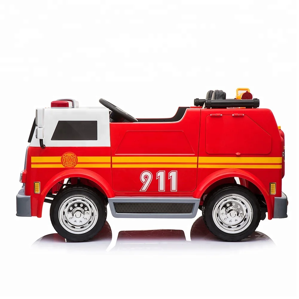 Factory New Design LL911 Fire Truck car for baby ride on electric kids car