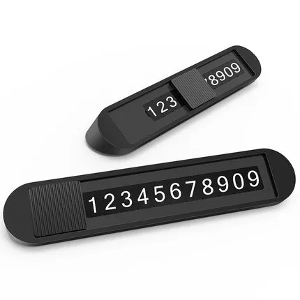 
Licheers Free Shipping Temporary Car Parking Number Plate Car Parking Card Telephone Number Card 