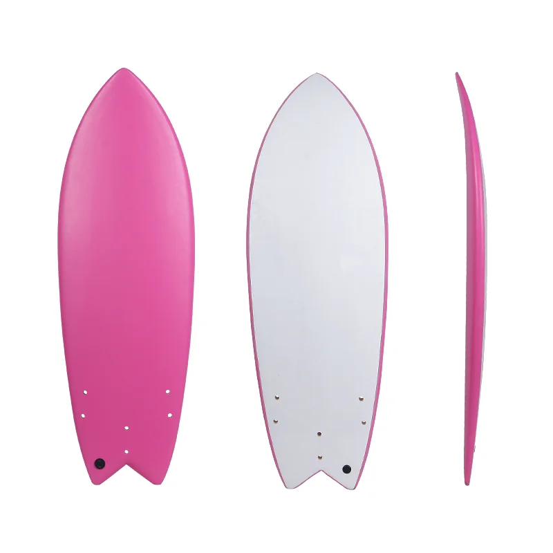 wholesale  OEM epoxy fiberglass surfboards epoxy cheap popular shape coloful fish tail surfboard