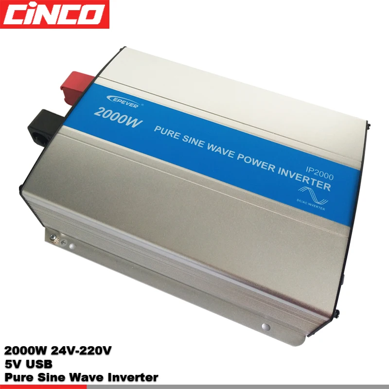 IP2000-22/21/42/41  pure sine wave inverter 2000w 24/48VDC- 110V/220V/230V universal socket solar power inverter