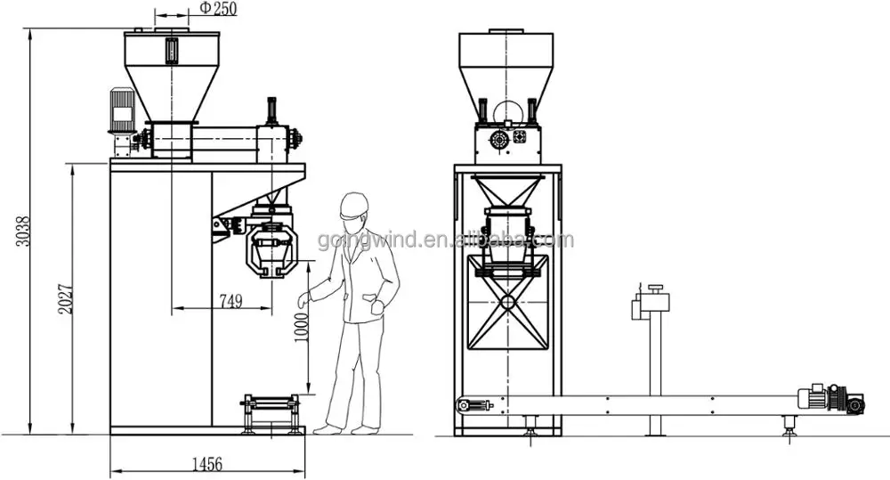 Semi automatic sesame packing machine auto sesame seeds sack weighing filling bagging packaging equipment cheap price for sale