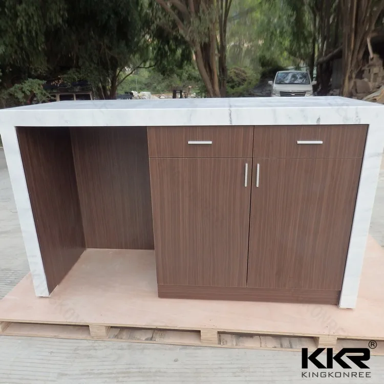  Современная портативная барная стойка Kingkonree с твердой поверхностью