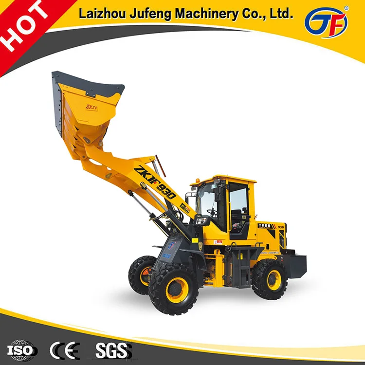 2 Ton FRONT WHEEL LOADER MODEL ZKJF930 WHEEL Medium Wheel Side Reducer Driving Axle Articulated Chassis YUNNEI Engine 1000 Mm
