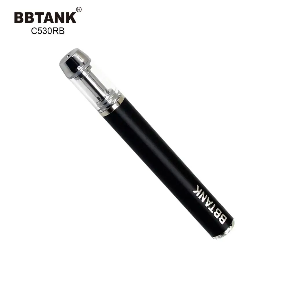 Керамический стеклянный картридж для электронной сигареты cbd, металлические наконечники для сигар 510, пустая электронная сигарета BBTANK, индивидуальная упаковка картриджей для электронной сигареты cbd