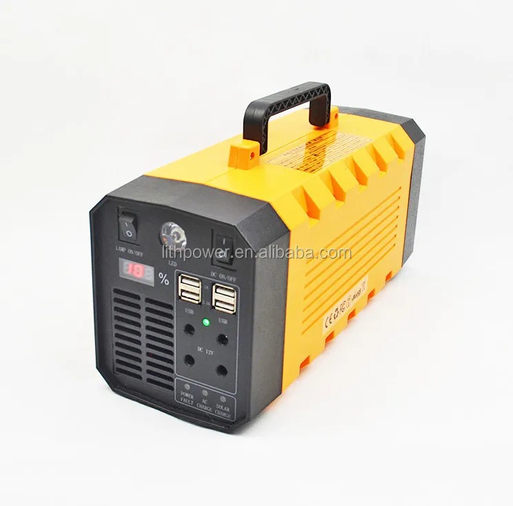 12v 30ah portable lithium battery with 110V/220V AC output generator for emergency
