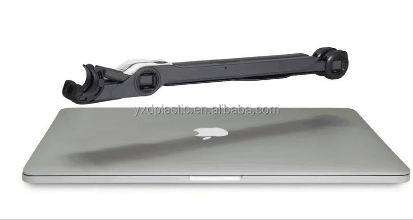 Portable and Convenient Foldable Ergonomics Laptop Stand Adjustable Notebook Stand with Plastic and Metal Materials